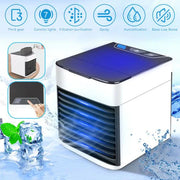 Portable Air Conditioner Fan, LED Lamp, Humidifier and Purifier 4 in 1