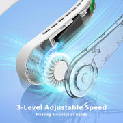 Adjustable USB Rechargeable Neck Fan